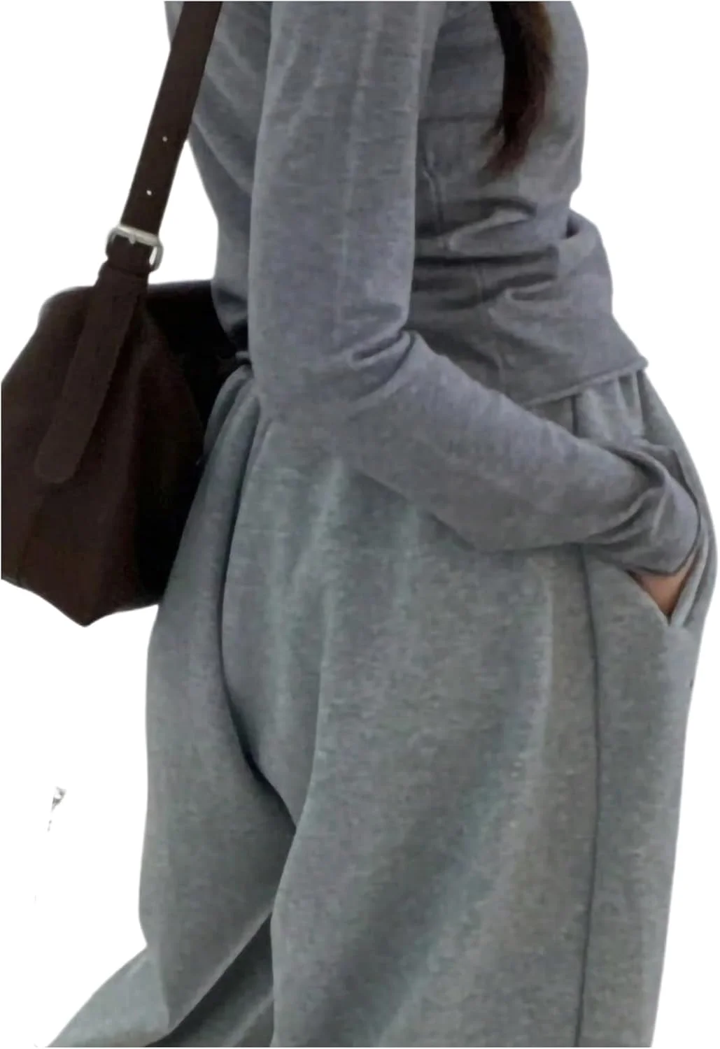 GORGLITTER شلوار زنانه بند دار کمر گشاد، مدل اسپرت و خیابانی GORGLITTER شلوار زنانه بند دار کمر گشاد، مدل اسپرت و خیابانی