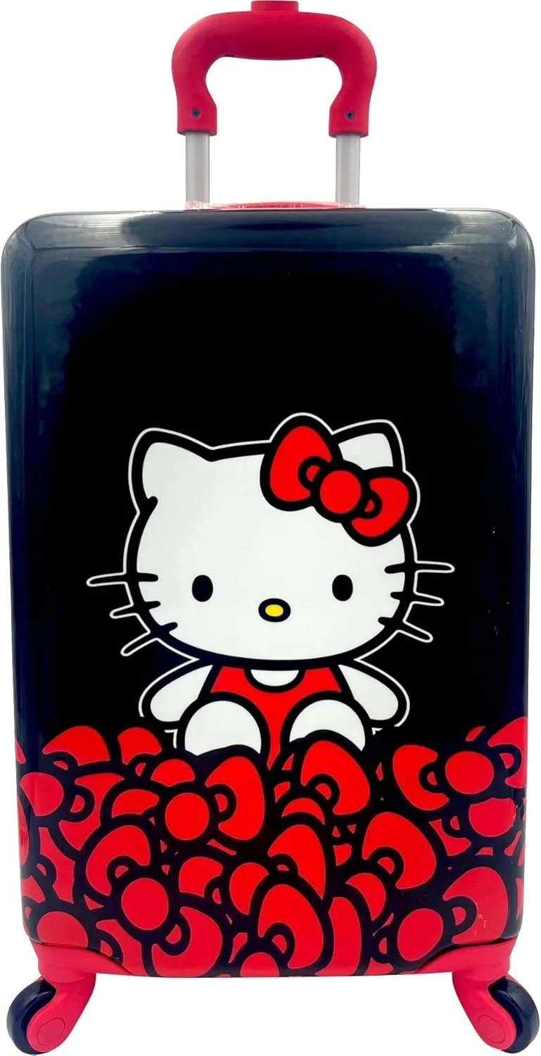 ست چمدان چرخشی سبک وزن ۲۰ اینچی و کیف آرایشی کودکانه فست فوروارد (هلو کیتی)، چند رنگ