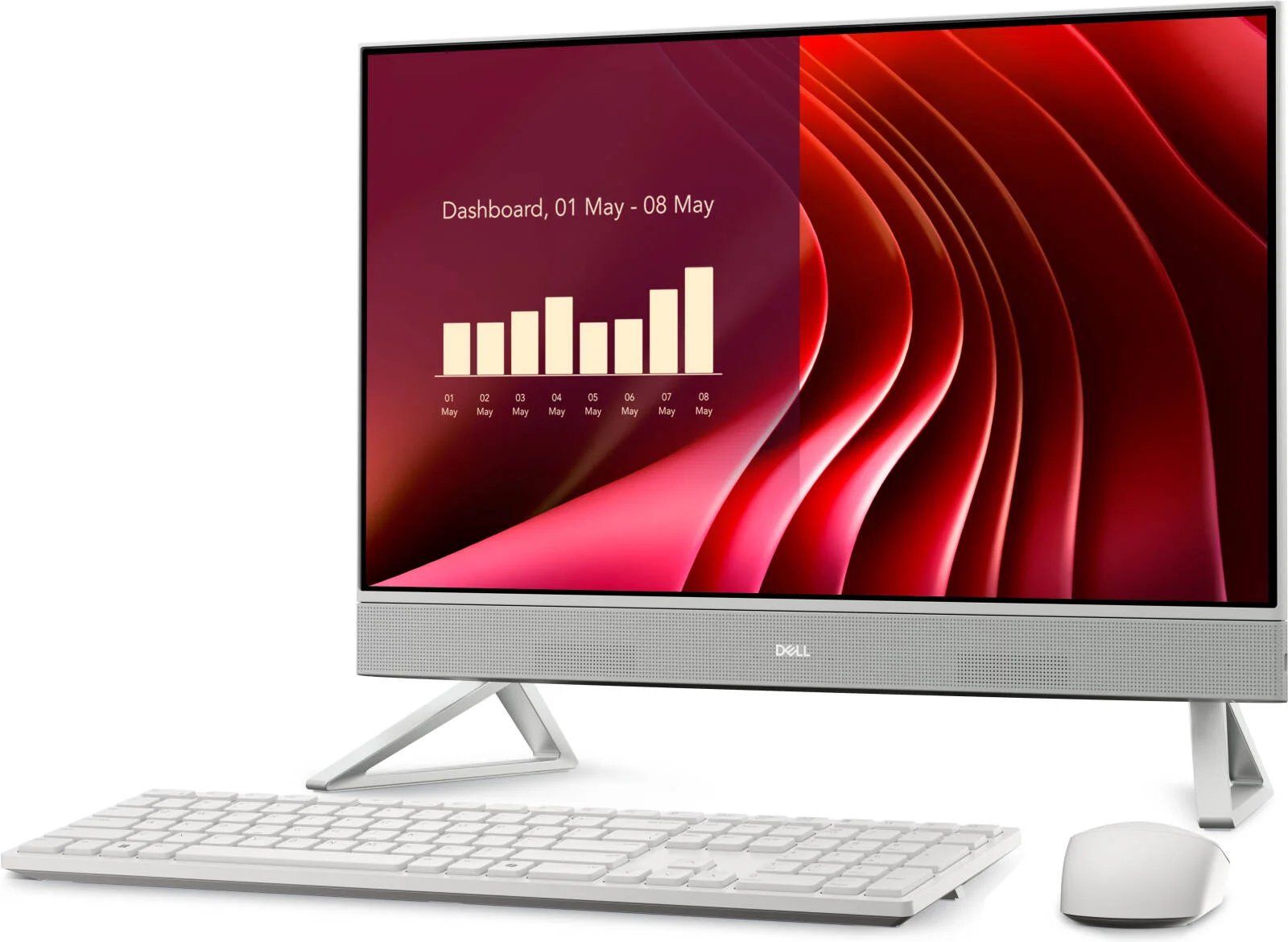 کامپیوتر رومیزی آل این وان دل EC24250، صفحه نمایش لمسی 24 اینچی FHD، پردازنده اینتل Core 7 150U، رم 16 گیگابایتی، حافظه اس اس دی 1 ترابایتی، گرافیک اینتل، کیبورد انگلیسی-عربی، ویندوز 11 پرو، سفید | AIO-EC24250-002-AR کامپیوتر رومیزی آل این وان دل EC24250، صفحه نمایش لمسی 24 اینچی FHD، پردازنده اینتل Core 7 150U، رم 16 گیگابایتی، حافظه اس اس دی 1 ترابایتی، گرافیک اینتل، کیبورد انگلیسی-عربی، ویندوز 11 پرو، سفید | AIO-EC24250-002-AR