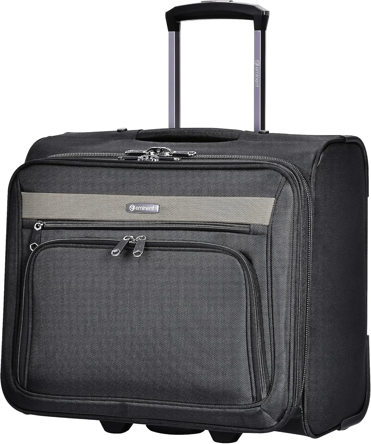 کیف خلبانی چرخ دار چند محفظه ای ضد آب ایمیننت مناسب سفر کاری و اداری، مدل V135-17 (مشکی)