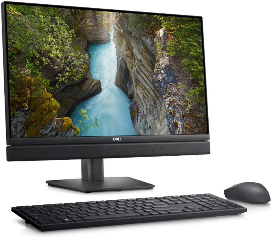 کامپیوتر رومیزی آل این وان Dell OptiPlex 7410، صفحه نمایش لمسی 23.8 اینچی FHD، پردازنده Intel Core i7-13700، رم 8 گیگابایتی DDR5، حافظه SSD 512 گیگابایتی، گرافیک Intel UHD، کیبورد و ماوس ENG-ARB، ویندوز 11، مشکی | AAJDEL1174W702