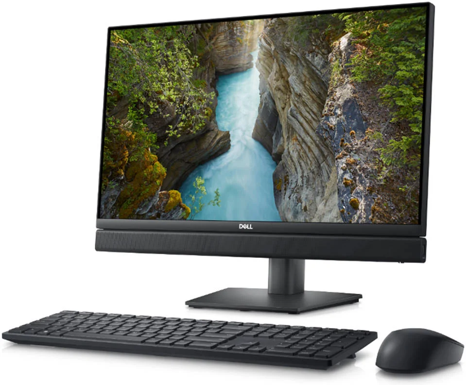 کامپیوتر رومیزی آل این وان Dell OptiPlex 7410، صفحه نمایش لمسی 23.8 اینچی FHD، پردازنده Intel Core i7-13700، رم 8 گیگابایتی DDR5، حافظه SSD 512 گیگابایتی، گرافیک Intel UHD، کیبورد و ماوس ENG-ARB، ویندوز 11، مشکی | AAJDEL1174W702