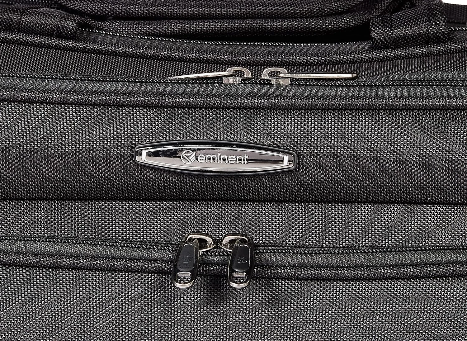 کیف خلبانی چرخ دار ایمیننت سایز 17 اینچ با زیپ و دو چرخ (رنگ مشکی)