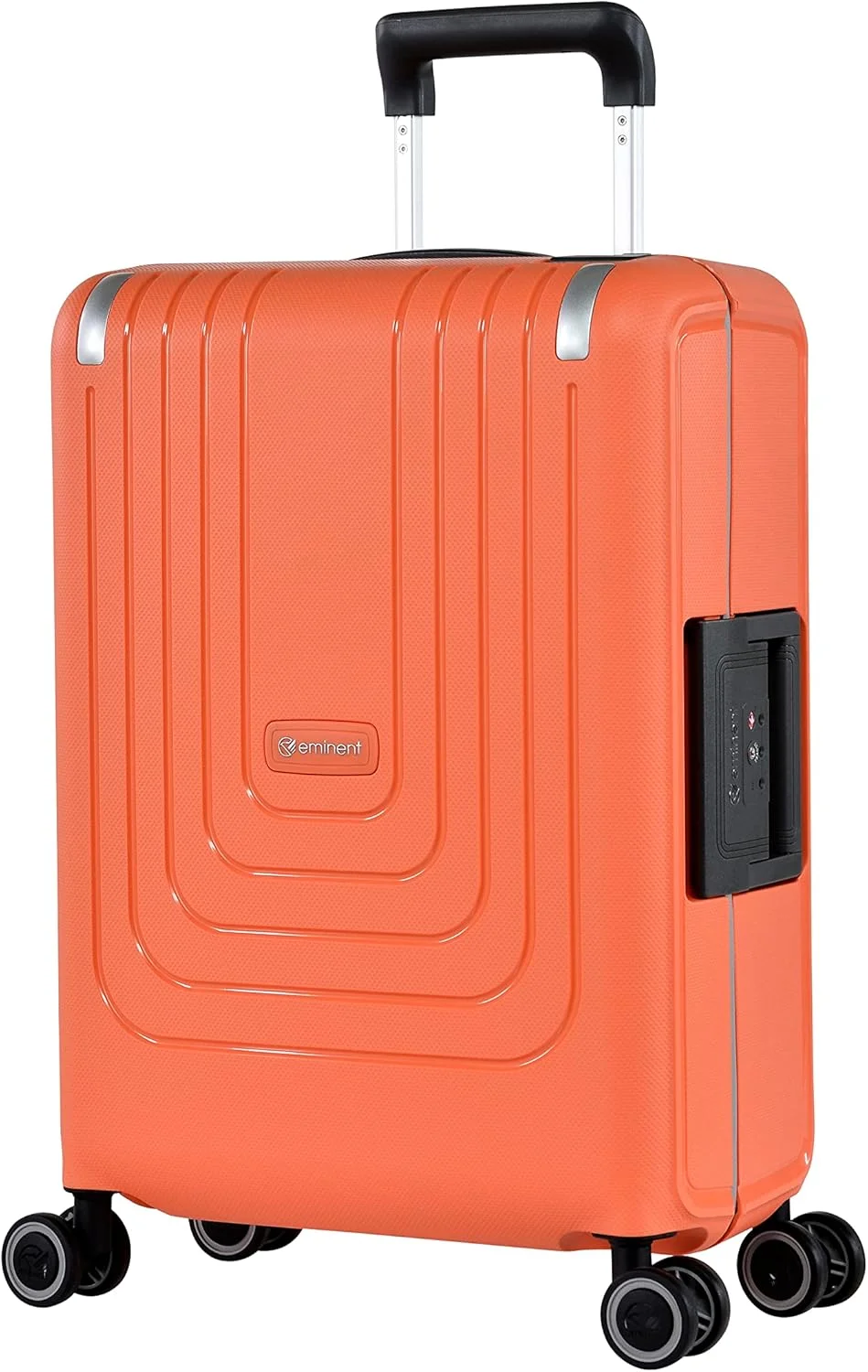 چمدان کابین سایز 20 اینچ ایمیننت - ست چمدان هارد کیس پلی پروپیلن با 4 چرخ دوبل اسپینر و قفل TSA (سایز کابین 20 اینچ، نارنجی)