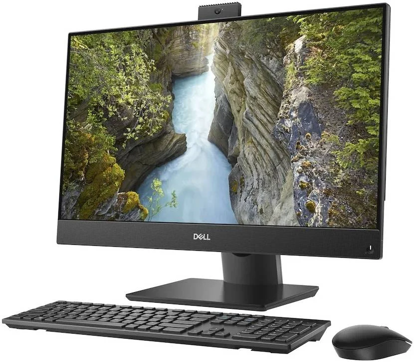 کامپیوتر همه کاره Dell OptiPlex 7400 AIO، صفحه نمایش لمسی 23.8 اینچی FHD، پردازنده Intel Core i7-12700، رم 8 گیگابایتی، حافظه SSD 512 گیگابایتی، ارتفاع قابل تنظیم، صفحه کلید سیمی عربی + ماوس اپتیکال، Windows 10 Pro Home، مشکی | OptiPlex 7400