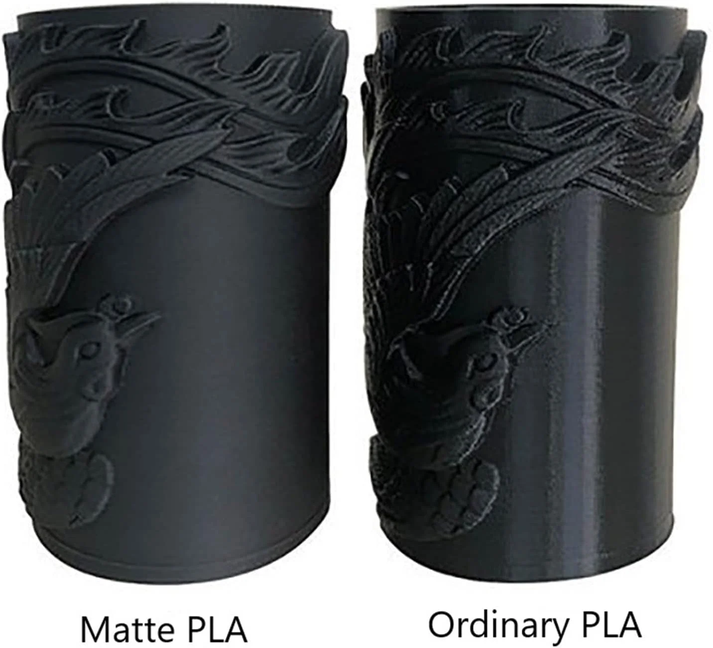 فیلامنت PLA مات برای پرینتر سه بعدی، قطر 1.75 میلی متر، وزن 1 کیلوگرم، مواد اکستروژن سطح پرینت سه بعدی (رنگ: مشکی، اندازه: 1.75mm/1kg)