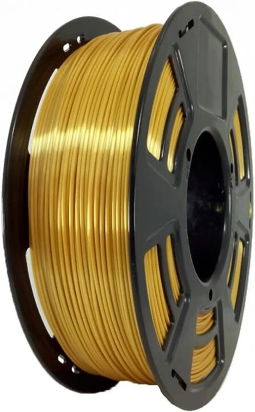 فیلامنت TPU چاپ سه بعدی 1.75 میلی‌متر 1 کیلوگرم مواد لاستیکی نرم فلزی (رنگ: طلایی)