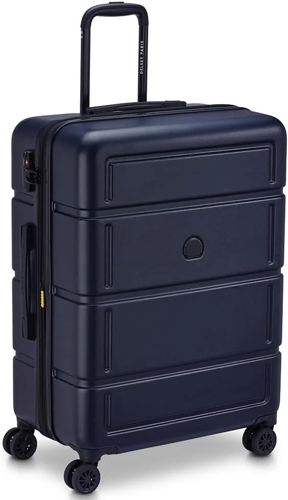 چمدان چرخ‌دار بزرگ دلسی پاریس مدل Camelia سایز 70 سانتی‌متر، رنگ سرمه‌ای