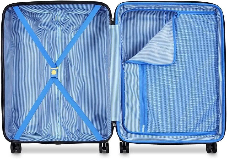 چمدان چرخ‌دار بزرگ دلسی پاریس مدل Camelia سایز 70 سانتی‌متر، رنگ سرمه‌ای