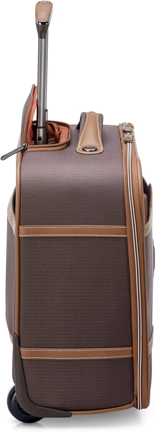 چمدان زیر صندلی دولسی پاریس مدل Chatelet 2.0 Softside با 2 چرخ، قهوه ای، سایز کابین 16 اینچ، چرخ دار