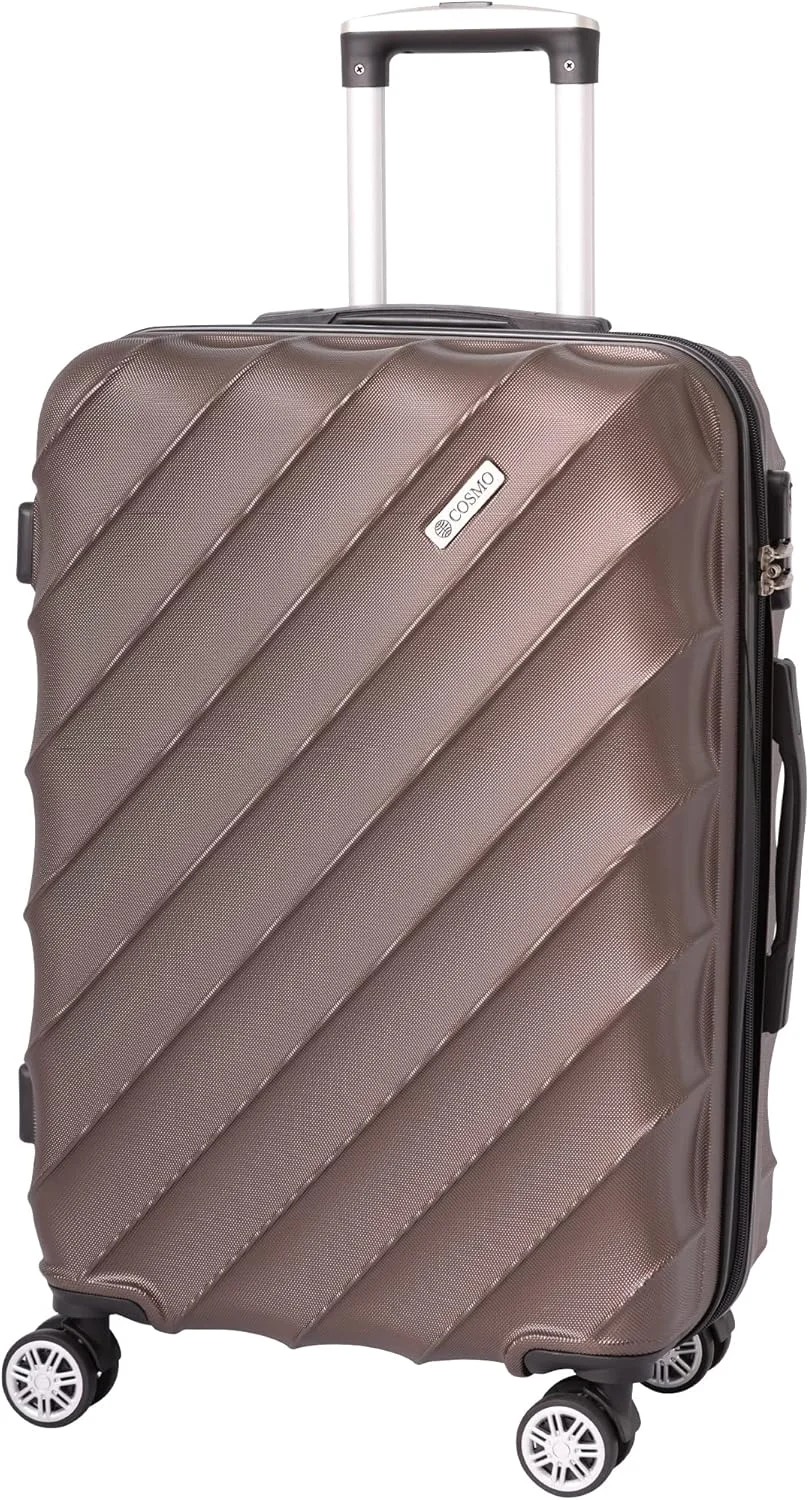 چمدان چرخ دار سخت مدل Cosmo Vector 4W سایز 70 سانتی متر