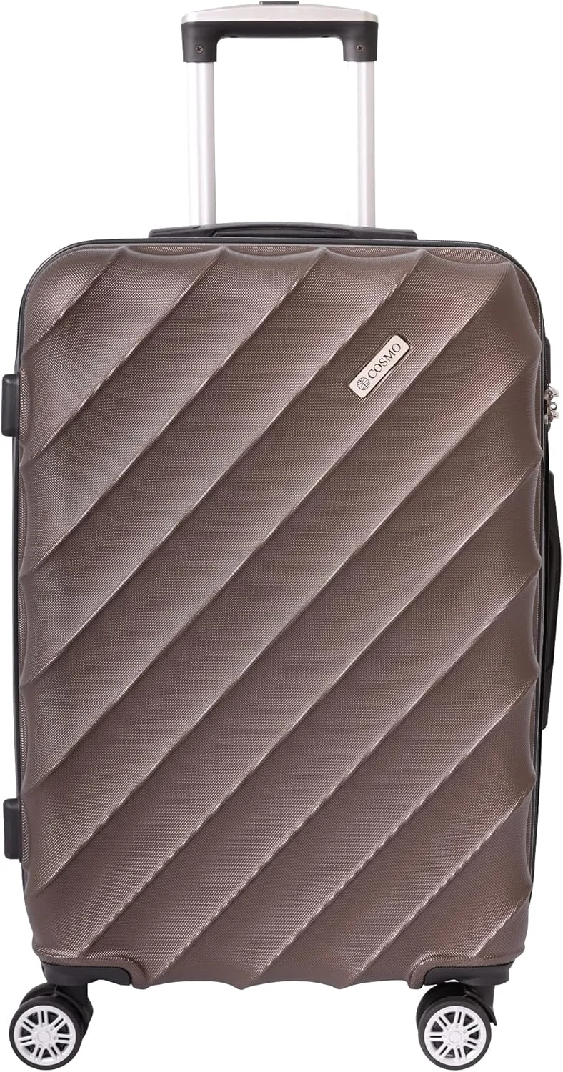 چمدان چرخ دار سخت مدل Cosmo Vector 4W سایز 70 سانتی متر