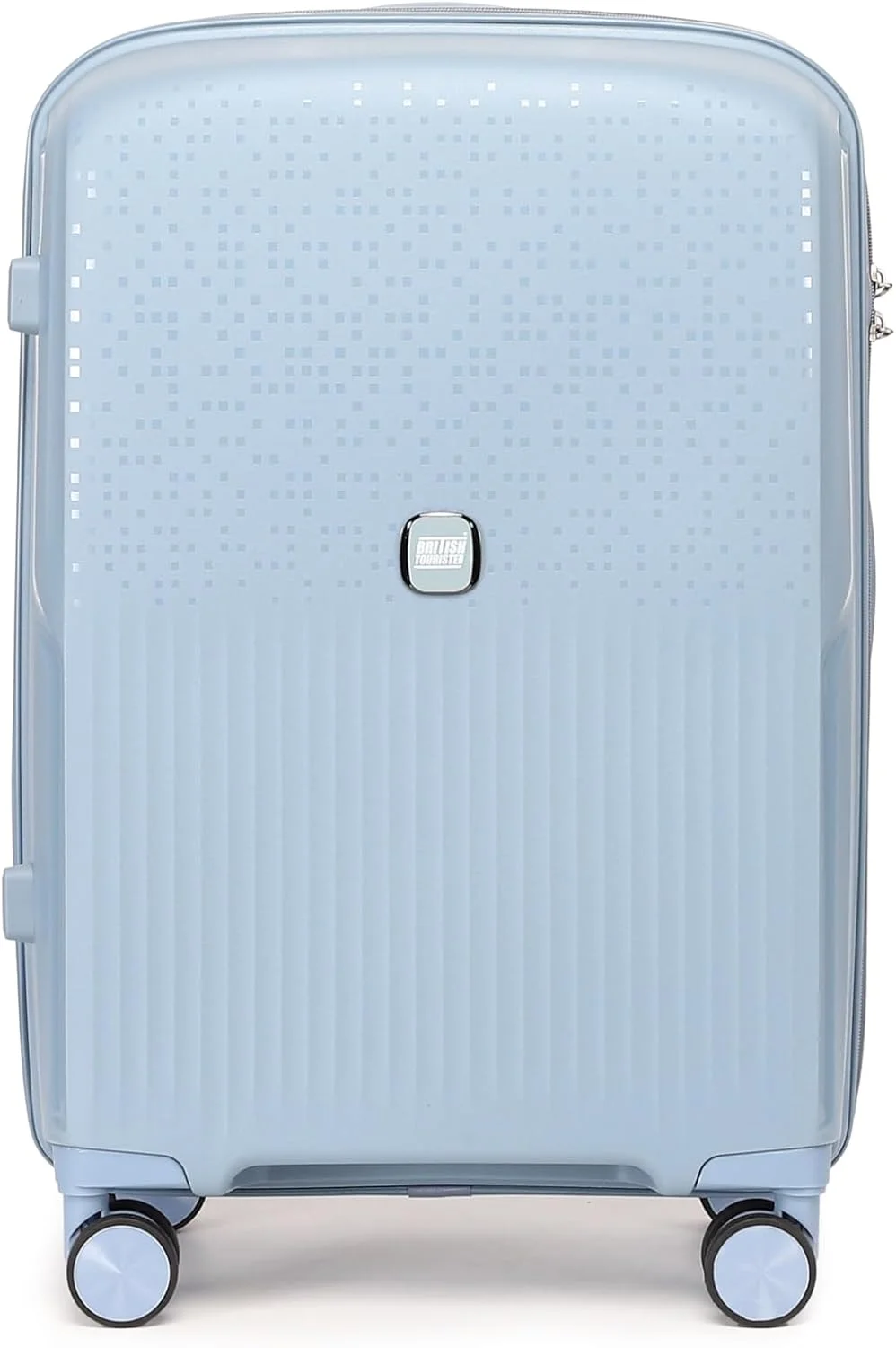 چمدان چرخشی سخت بدنه کوچک سایز 20 اینچ (خاکستری آبی، کوچک)