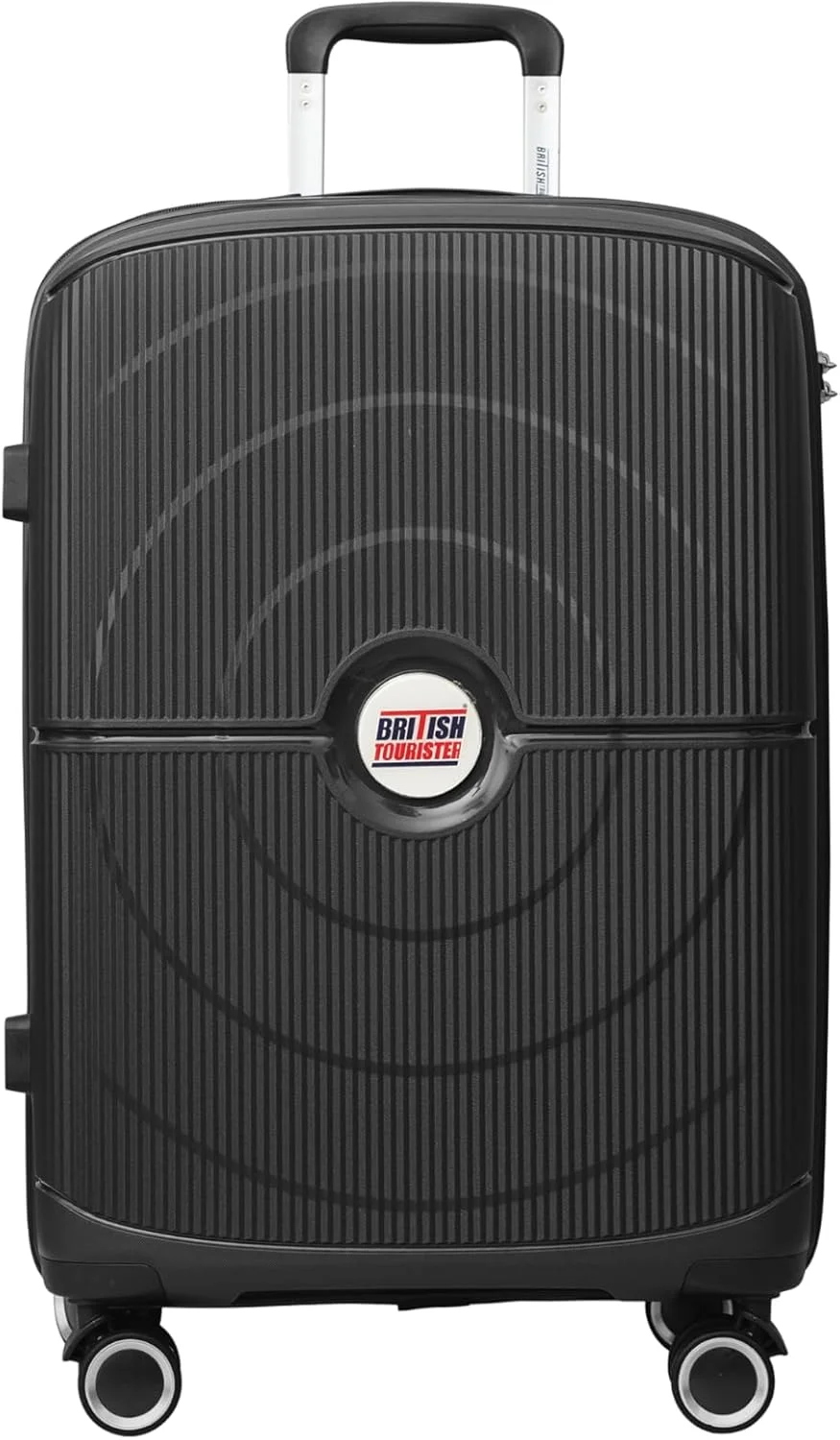 چمدان چرخشی پلی پروپیلن، سایز کوچک، چرخ دار، 20 اینچ، مشکی