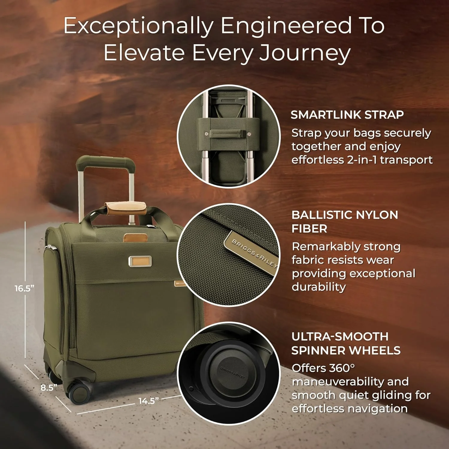 چمدان چرخشی بیس‌لاین بریگز اند رایلی