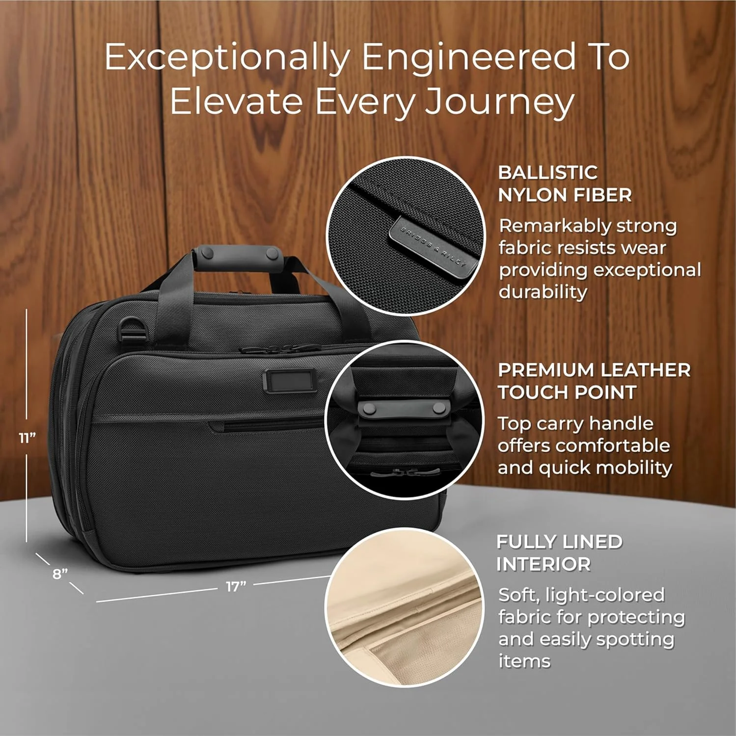 کیف کابین خلبانی قابل گسترش بریگز اند رایلی مدل Baseline، مناسب برای آقایان و بانوان