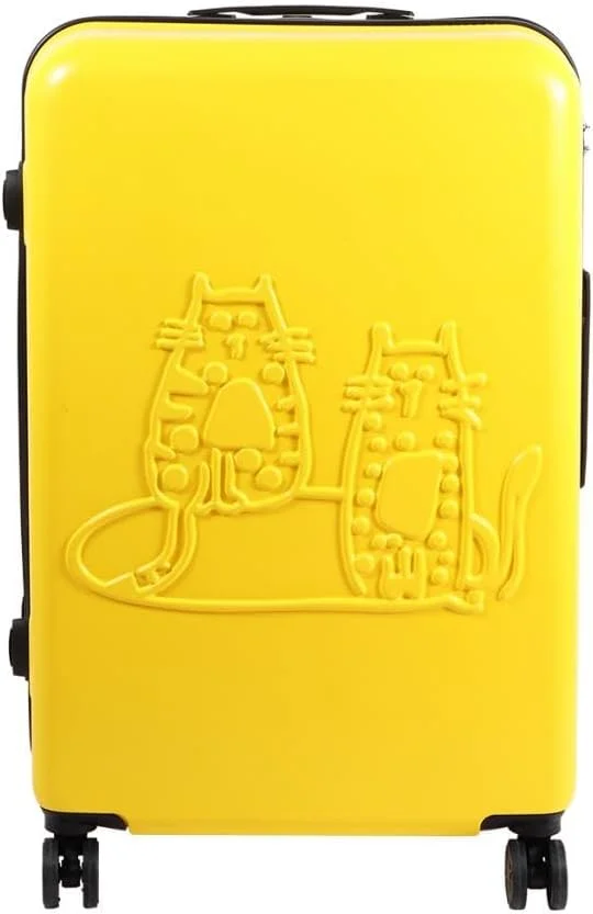 چمدان کابین سایز Biggdesign، چمدان سخت با چرخ های اسپینر، چمدان مسافرتی، سیستم قفل، سبک وزن