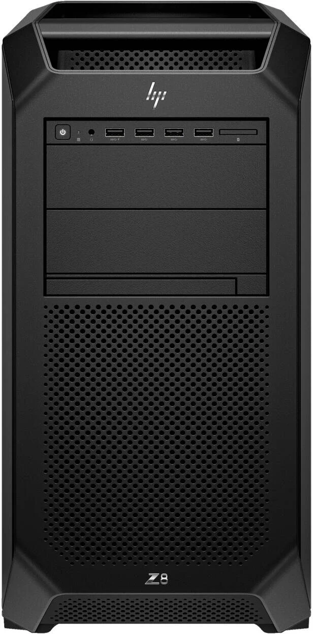کامپیوتر رومیزی ورک استیشن HP Z8 G5، پردازنده Intel Xeon Gold 6426Y، رم 128 گیگابایت، SSD 1 ترابایت، کارت گرافیک NVIDIA T1000 8 گیگابایت، کیبورد باریک و ماوس اپتیکال HP، ویندوز 11 پرو، منبع تغذیه 1450 وات، مشکی | Z8-G5