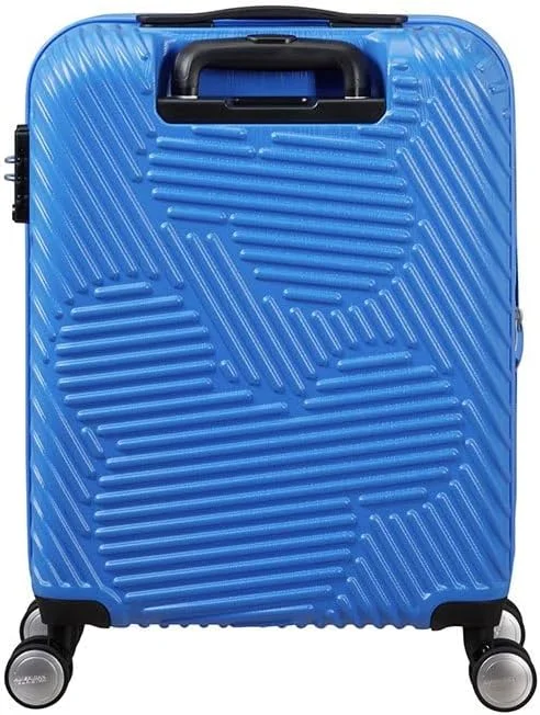 چمدان کابین سایز اسپینر میکی ماوس American Tourister مدل Clouds S با قابلیت افزایش حجم، 55 سانتی متر، 38/45 لیتر، آبی آرام (طرح میکی ماوس)، چمدان کودک چمدان کابین سایز اسپینر میکی ماوس American Tourister مدل Clouds S با قابلیت افزایش حجم، 55 سانتی متر، 38/45 لیتر، آبی آرام (طرح میکی ماوس)، چمدان کودک