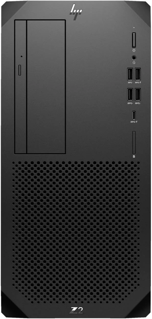 کامپیوتر رومیزی ورک استیشن HP Z2 G9 Tower، پردازنده Intel Core i7-14700K، رم 32 گیگابایت DDR5، حافظه SSD 2 ترابایت + هارد دیسک 1 ترابایت 3.5 اینچی، کارت گرافیک NVIDIA T1000 8GB، کیبورد HP USB 320K + ماوس سیمی 320M، ویندوز 11 پرو، مشکی | HP Z2-G9-32