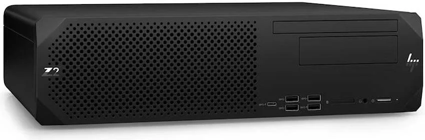 رایانه رومیزی ورک استیشن HP Z2 SFF G9 SFF، پردازنده Intel Core i7-13700K، رم 8 گیگابایتی DDR5 4800 NECC، حافظه 512 گیگابایتی PCIe 2280 Val M.2، کارت شبکه تک پورت Flex 1GbE، رایتر DVD، 450 وات 3/3/3، ویندوز 11 پرو، مشکی | 4N3T6AV