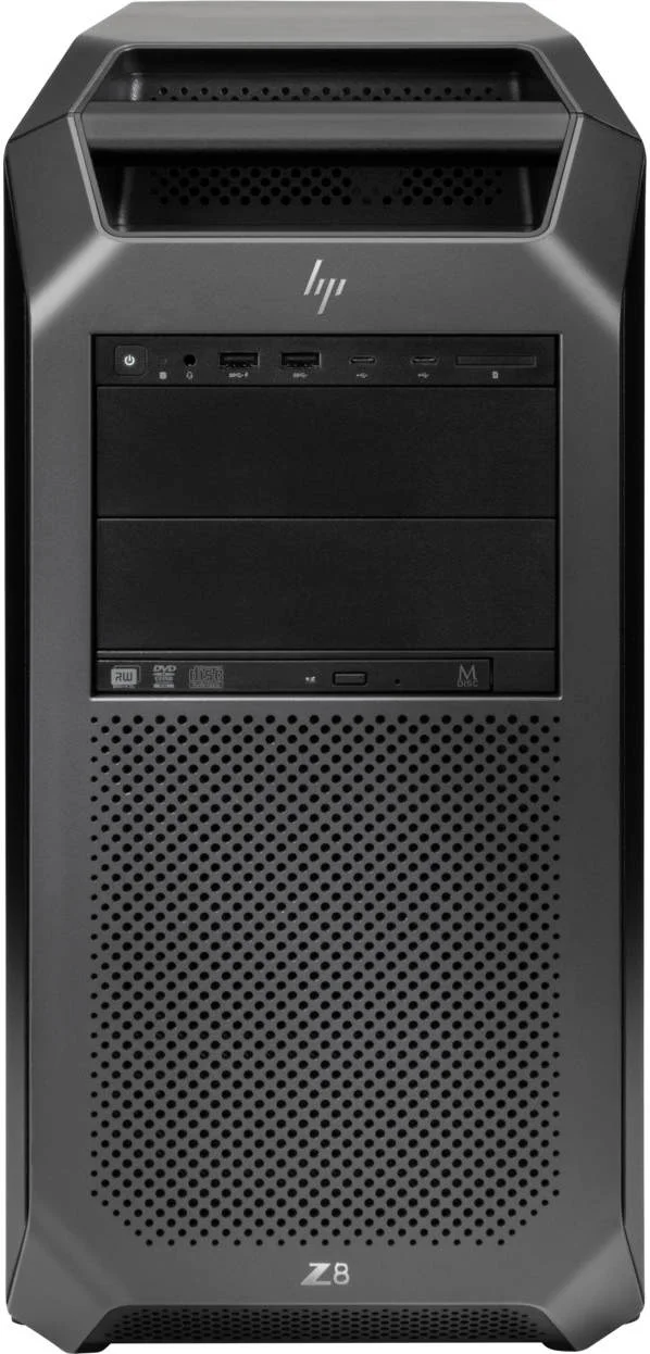 ایستگاه کاری HP Z8 G4، دو پردازنده Intel Xeon Silver 4210 2.2GHz / 3.20GHz، رم 256GB DDR4-2933، حافظه SSD 1TB TLC + هارد دیسک SATA 1TB، بدون کارت گرافیک، Windows 10 Pro، کیبورد USB + ماوس اپتیکال USB | 5E0R0ES