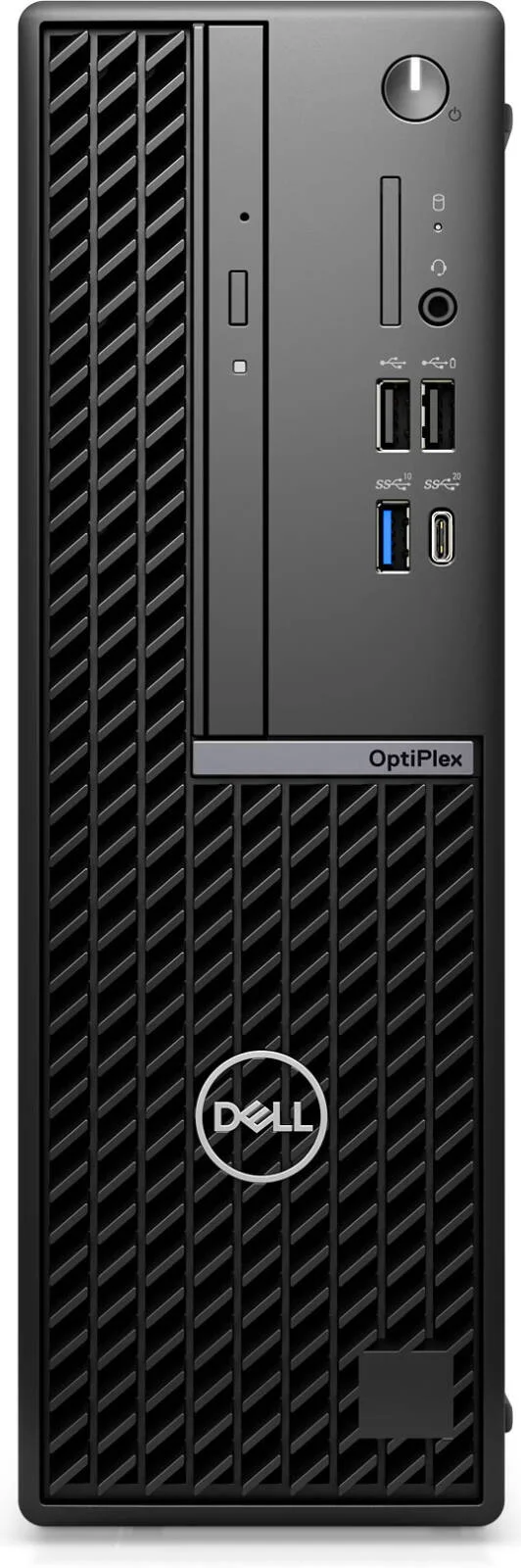 کامپیوتر رومیزی Dell OptiPlex 7020 SFF Plus، پردازنده Intel® Core™ i7 14700 vPro، رم 8 گیگابایتی، SSD 1 ترابایتی، کارت گرافیک Intel UHD 770، کیبورد و ماوس انگلیسی-عربی، FreeDOS، مشکی | DAAADEL11702DI7BX001