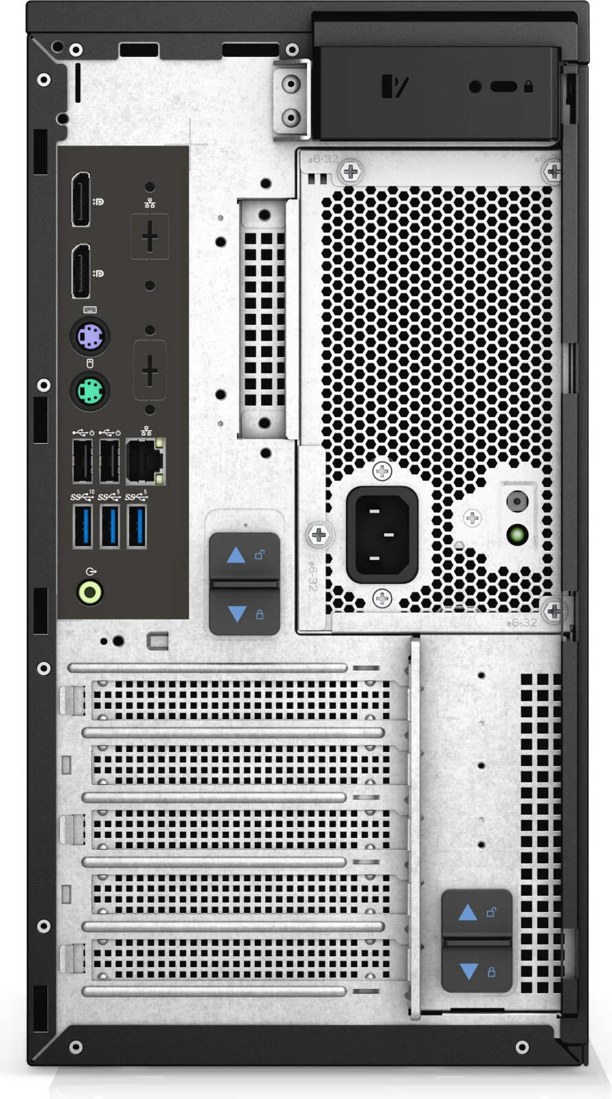 کامپیوتر ورک استیشن Dell Precision 3650 Tower، پردازنده Intel Core i9-10900، رم 32 گیگابایت، SSD 512 گیگابایت، ویندوز 10 Home، کیبورد و ماوس ENG-ARB، مشکی | PCS-T3650-DT-ARB1