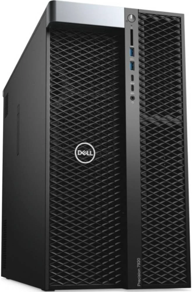 ایستگاه کاری Dell Precision 7920 Tower، پردازنده Intel Xeon Silver 4210R 2.4GHz، رم 32 گیگابایتی 3200MHz 2933MHz، SSD 256 گیگابایتی + HDD 2 ترابایتی 3.5 اینچی، ویندوز 10 پرو، T1000 4GB 8x DVD+، -RW، مشکی ایستگاه کاری Dell Precision 7920 Tower، پردازنده Intel Xeon Silver 4210R 2.4GHz، رم 32 گیگابایتی 3200MHz 2933MHz، SSD 256 گیگابایتی + HDD 2 ترابایتی 3.5 اینچی، ویندوز 10 پرو، T1000 4GB 8x DVD+، -RW، مشکی