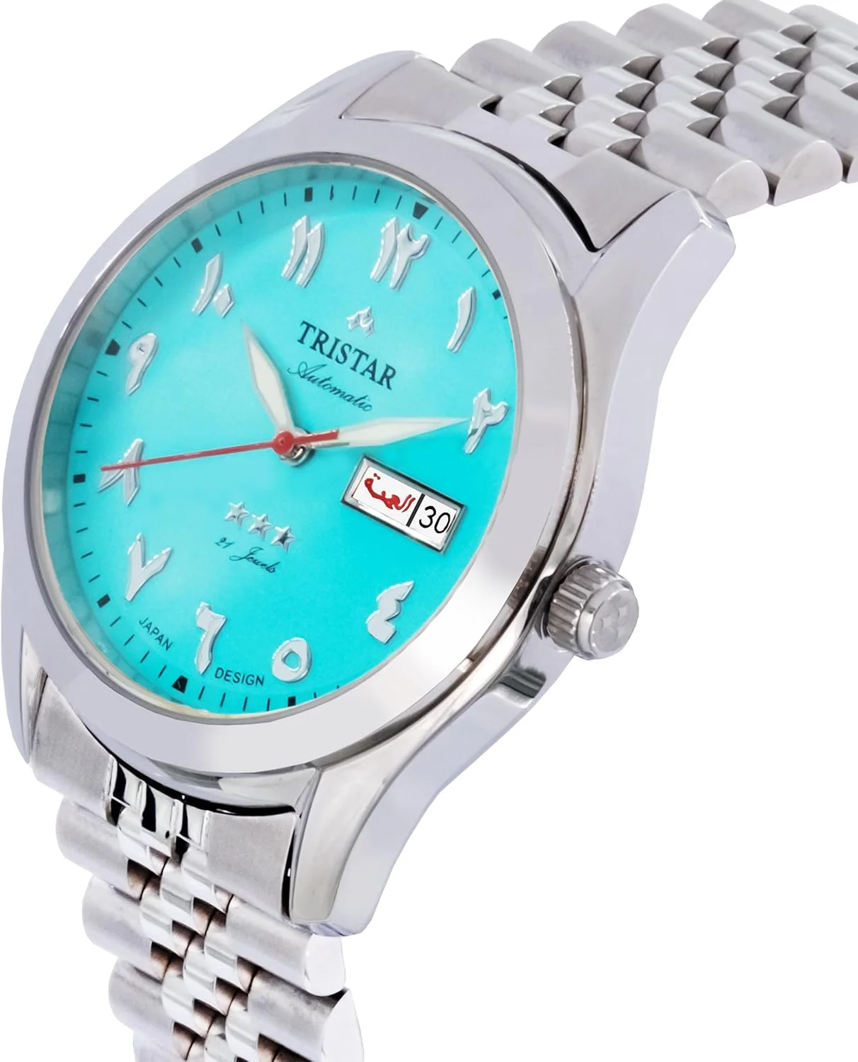 ساعت مچی اتوماتیک مردانه سری Tristar BA با صفحه اعداد عربی و بند فلزی ساعت مچی اتوماتیک مردانه سری Tristar BA با صفحه اعداد عربی و بند فلزی