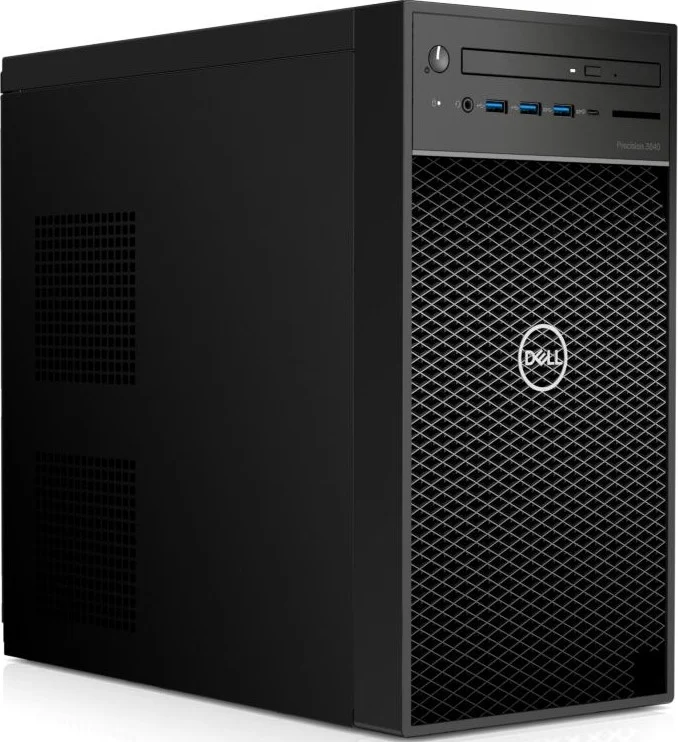 ایستگاه کاری Dell Precision 3640 Tower با پردازنده Intel Xeon W-1250 تا 4.7 گیگاهرتز، 32 گیگابایت رم DDR4-2666 Non-ECC، هارد دیسک 1 ترابایتی 7200rpm SATA 3.5 اینچی، گرافیک مجتمع Intel، ویندوز 10 پرو | T3640-32GB
