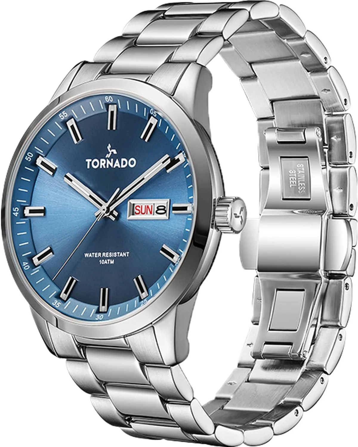 ساعت مچی مردانه آنالوگ TORNADO SPECTRA با صفحه سرمه ای طرح سانبرست - T23001-SBSL ساعت مچی مردانه آنالوگ TORNADO SPECTRA با صفحه سرمه ای طرح سانبرست - T23001-SBSL