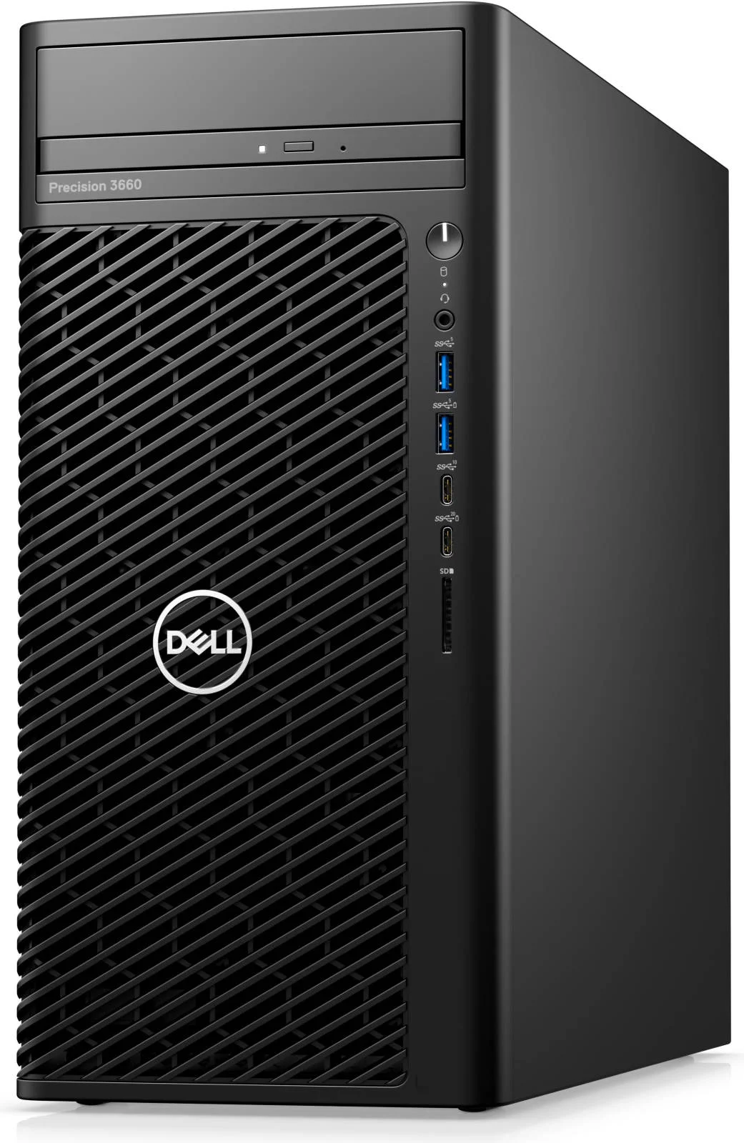 کامپیوتر ورک استیشن Dell Precision Tower 3660، پردازنده Intel Core i7-12700K 12C 25MB Cache، رم 16GB DDR5، حافظه SSD 512GB SATA + هارد 1TB، گرافیک Intel Integ، ویندوز 10 پرو + لایسنس ویندوز 11 پرو، مشکی | P-T 3660-512