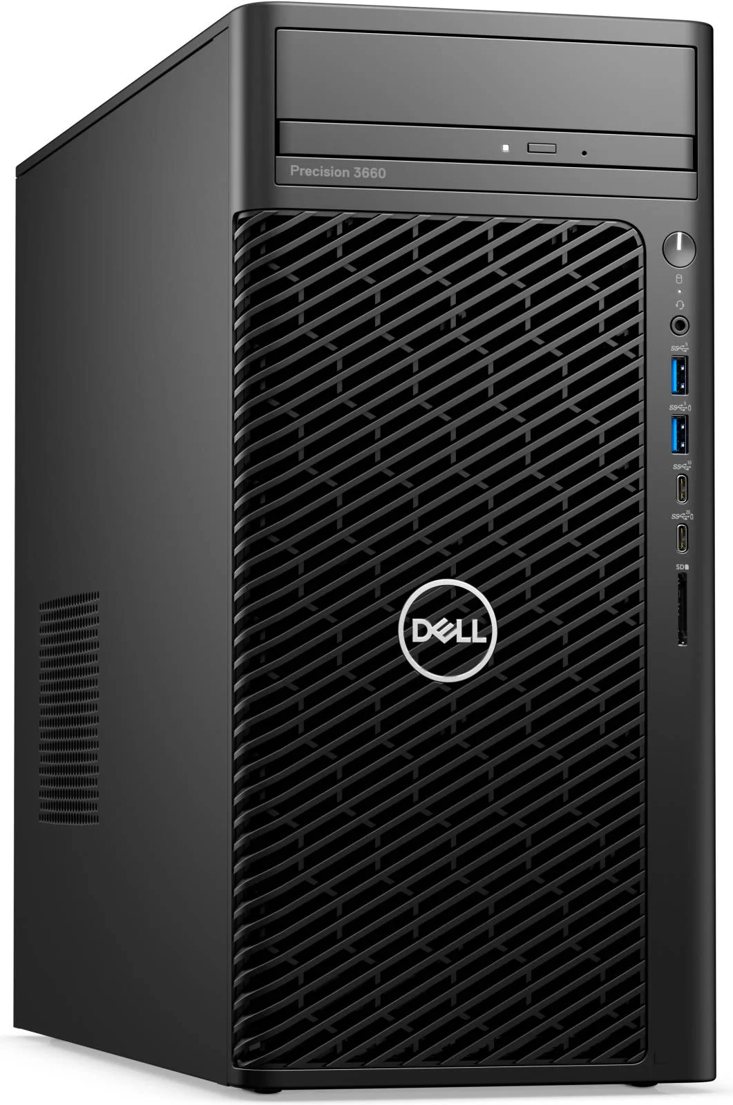کامپیوتر ایستگاه کاری Dell Precision Tower 3660، پردازنده Intel Core i7-12700K با 12 هسته و 25 مگابایت حافظه کش، 8 گیگابایت رم DDR5، 1 ترابایت هارد دیسک SATA با سرعت 7200 دور در دقیقه 3.5 اینچی، کارت گرافیک مجتمع Intel، ویندوز 11 هوم، مشکی | AA-DEL11T3W008 کامپیوتر ایستگاه کاری Dell Precision Tower 3660، پردازنده Intel Core i7-12700K با 12 هسته و 25 مگابایت حافظه کش، 8 گیگابایت رم DDR5، 1 ترابایت هارد دیسک SATA با سرعت 7200 دور در دقیقه 3.5 اینچی، کارت گرافیک مجتمع Intel، ویندوز 11 هوم، مشکی | AA-DEL11T3W008