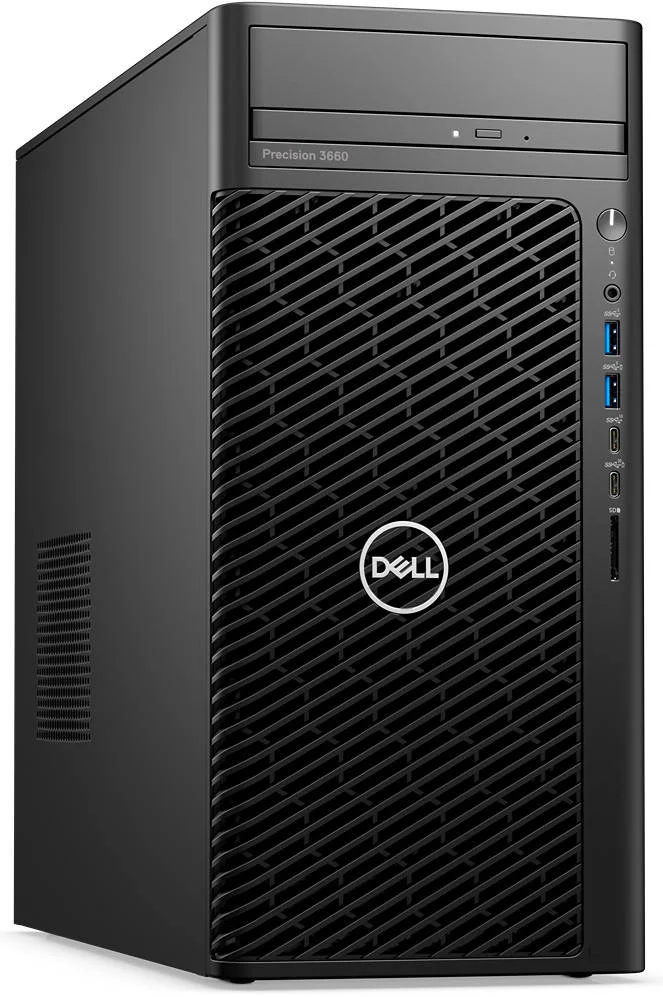 کامپیوتر ایستگاه کاری Dell Precision Tower 3660، پردازنده Intel Core i7-12700K 12C 25MB Cache، رم 32 گیگابایت، SSD 1 ترابایت، کارت گرافیک RTX A4000 16GB، ماوس Dell و کیبورد انگلیسی-عربی، Windows 10 Pro، مشکی کامپیوتر ایستگاه کاری Dell Precision Tower 3660، پردازنده Intel Core i7-12700K 12C 25MB Cache، رم 32 گیگابایت، SSD 1 ترابایت، کارت گرافیک RTX A4000 16GB، ماوس Dell و کیبورد انگلیسی-عربی، Windows 10 Pro، مشکی