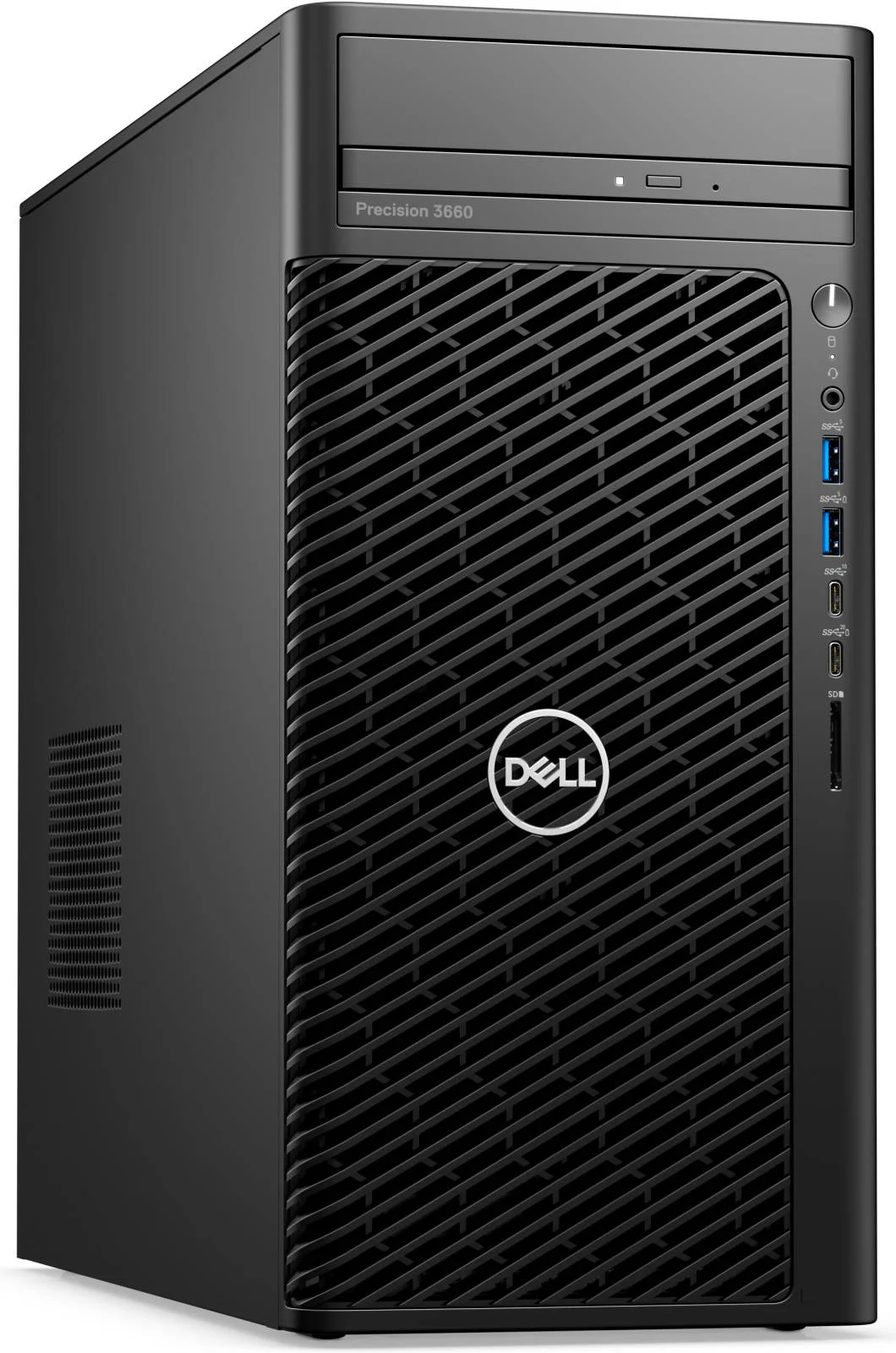 کامپیوتر ایستگاه کاری Dell Precision T3660 Tower، پردازنده Intel Core i7-12700K، رم 16 گیگابایتی DDR5 4400MH، اس اس دی 512 گیگابایتی M.2، هارد دیسک 6 ترابایتی، کارت گرافیک Quadro T1000 8GB، ماوس اپتیکال و کیبورد MS116، ویندوز 10، مشکی | T3660