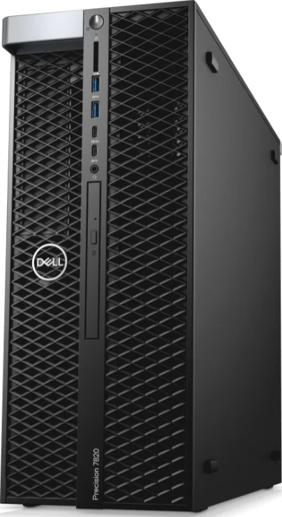 ایستگاه کاری Dell Precision 7820 Tower، پردازنده Intel Xeon Silver 4210R 2.2GHz، حافظه SSD 256GB SATA 2.5 اینچی + هارد دیسک 2TB 7200 RPM، رم 64GB (4x16GB)، کارت گرافیک Quadro T1000، ویندوز 10 پرو | D-WS-T7820-PSS