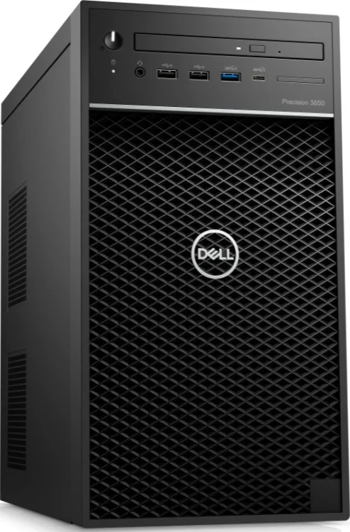 ایستگاه کاری Dell Precision T3650 Tower، پردازنده نسل دهم Intel Core i7-10700K، رم 8 گیگابایتی (1x8GB)، حافظه SSD 1 ترابایتی 3.5 اینچی 7200 RPM، ویندوز 10 پرو، درایو نوری 8x DVD+/-RW Slimline، مشکی | D-WS-T3650i78G1T-PSS ایستگاه کاری Dell Precision T3650 Tower، پردازنده نسل دهم Intel Core i7-10700K، رم 8 گیگابایتی (1x8GB)، حافظه SSD 1 ترابایتی 3.5 اینچی 7200 RPM، ویندوز 10 پرو، درایو نوری 8x DVD+/-RW Slimline، مشکی | D-WS-T3650i78G1T-PSS