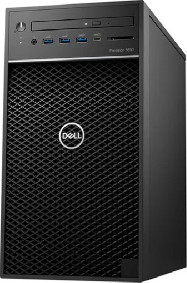 ایستگاه کاری Dell Precision Tower T3650W، پردازنده نسل دهم Intel Core i7-10700K، رم 8 گیگابایتی DDR4، هارد دیسک 1 ترابایتی 7200 دور در دقیقه SATA، 3.5 اینچی، Windows 10 Pro، کارت گرافیک یکپارچه Intel، مشکی | T3650W-I7-VPN-210-AYSV