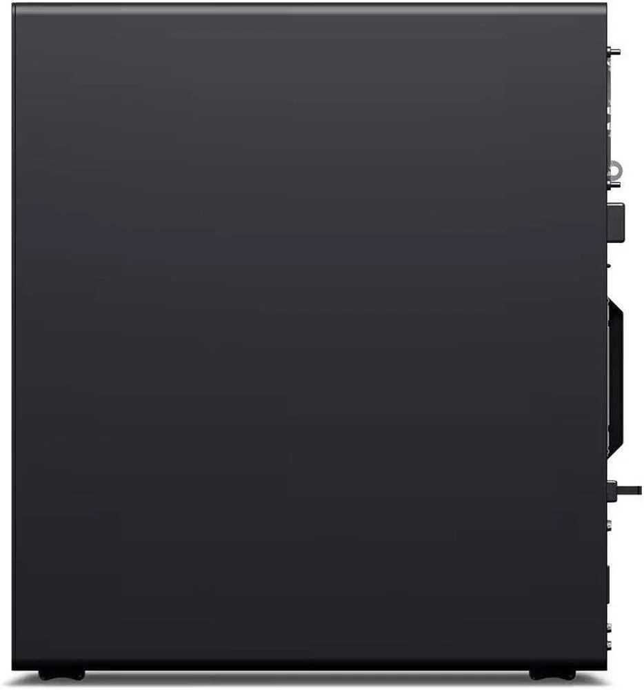 کامپیوتر رومیزی برج Lenovo ThinkStation P3، پردازنده Intel Core i9-14900K، رم 128 گیگابایت، 2 ترابایت SSD + 1 ترابایت SATA HDD، گرافیک Intel UHD 770، کیبورد و ماوس سیمی انگلیسی-عربی، Win11Pro، مشکی | ThinkStation-P3