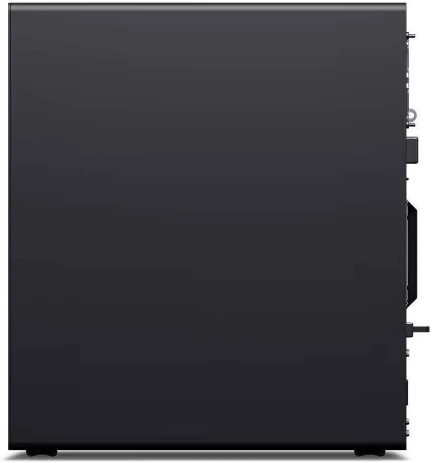 کامپیوتر رومیزی لنوو ThinkStation P3 Tower، پردازنده Intel Core i9-14900K، رم 32 گیگابایت، SSD 2 ترابایت، کارت گرافیک NVIDIA T1000 8GB، کیبورد و ماوس سیمی انگلیسی/عربی، ویندوز 11 پرو، مشکی