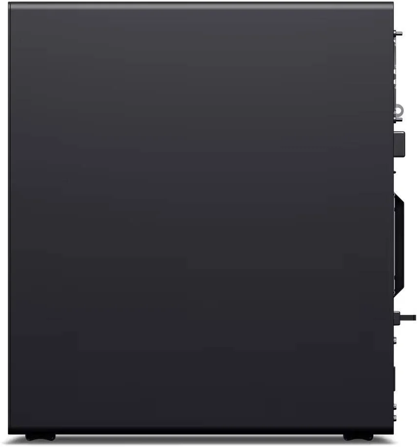 کامپیوتر رومیزی لنوو ThinkStation P3 Tower، پردازنده Intel Core i7-14700، رم 16 گیگابایتی، SSD 512 گیگابایتی، گرافیک Intel UHD 770، کیبورد و ماوس سیمی انگلیسی/عربی، Win 11 Pro، مشکی | 30GS00BDAX