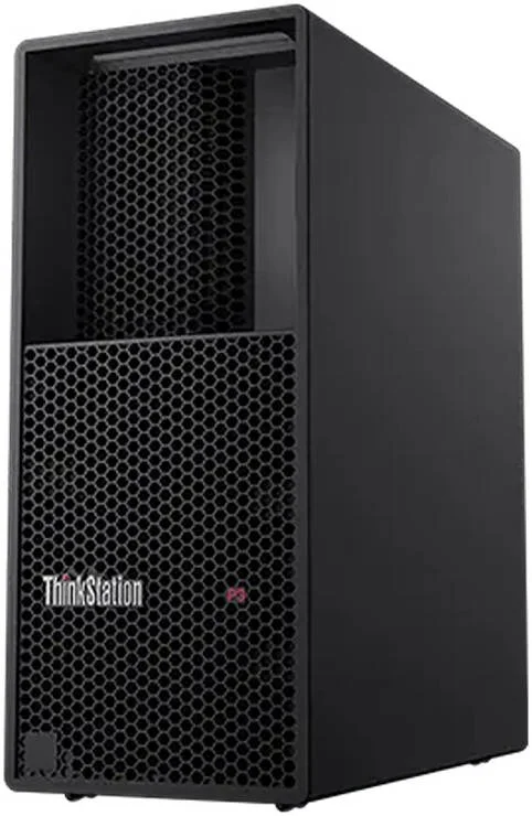 رومیزی ورک استیشن Lenovo ThinkStation P3 Tower، پردازنده Intel Core i9-14900K، رم 16 گیگابایت، حافظه SSD 512 گیگابایت، گرافیک Intel UHD 770، کیبورد USB ENG-ARAB و ماوس Calliope، Win11Pro، مشکی | 30GS00BQAX