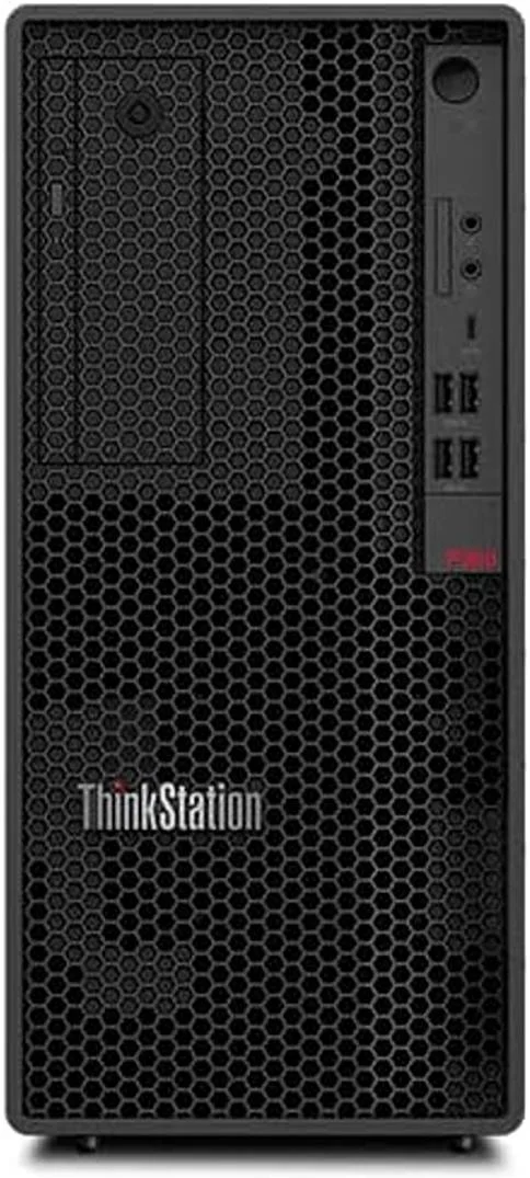 کامپیوتر ورک استیشن Lenovo ThinkStation P360 Tower، پردازنده Intel® Core i7-12700، رم 8 گیگابایت DDR5، حافظه SSD 1 ترابایت، کارت گرافیک Intel UHD Graphics 770، کیبورد ENG/ARB، ویندوز 11، مشکی | 30FMS09J00