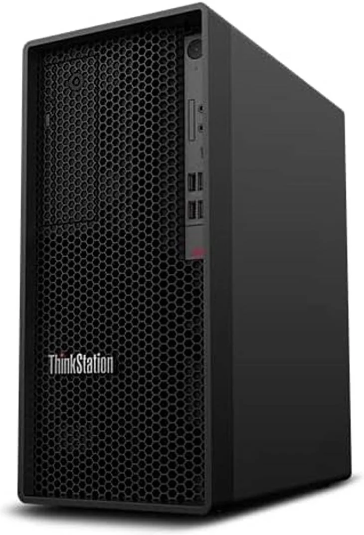 کامپیوتر ورک استیشن Lenovo ThinkStation P360 Tower، پردازنده Intel® Core i7-12700، رم 8 گیگابایت DDR5، حافظه SSD 1 ترابایت، کارت گرافیک Intel UHD Graphics 770، کیبورد ENG/ARB، ویندوز 11، مشکی | 30FMS09J00
