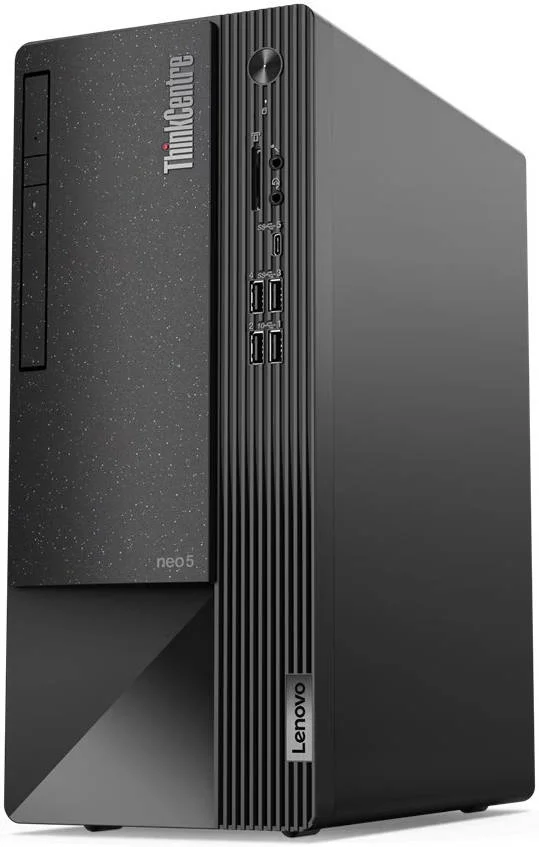 کامپیوتر رومیزی لنوو ThinkCentre Neo 50t، پردازنده Intel Core i5-12400، رم 4 گیگابایتی، هارد دیسک 1 ترابایتی، گرافیک Intel UHD 730، ماوس مشکی USB Calliope و کیبورد ENG-ARAB، FreeDOS، مشکی | 11SE0001GR