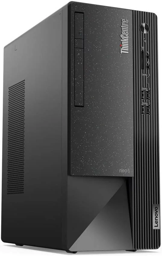 کامپیوتر رومیزی لنوو ThinkCentre Neo 50t، پردازنده Intel Core i5-12400، رم 4 گیگابایتی، هارد دیسک 1 ترابایتی، گرافیک Intel UHD 730، ماوس مشکی USB Calliope و کیبورد ENG-ARAB، FreeDOS، مشکی | 11SE0001GR