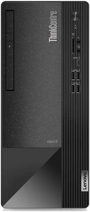 کامپیوتر رومیزی لنوو ThinkCentre Neo 50t، پردازنده Intel Core i3-12100، رم 8 گیگابایتی، هارد دیسک 1 ترابایتی، گرافیک Intel UHD 730، ماوس مشکی USB Calliope و کیبورد ENG(UK)، FreeDOS، مشکی | 11SE00PRGP