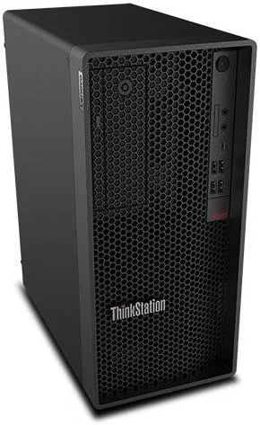 کامپیوتر ورک استیشن Lenovo ThinkStation P340 Tower، پردازنده Intel Core i7-10700، رم 8 گیگابایتی DDR4، حافظه 1 ترابایتی HDD، گرافیک مجتمع Intel، DOS، مشکی | 30DHS14K00
