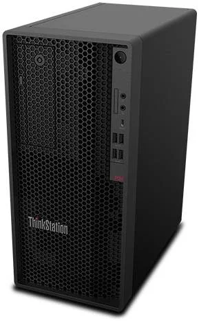 کامپیوتر ورک استیشن Lenovo ThinkStation P340 Tower، پردازنده Intel Core i7-10700، رم 8 گیگابایتی DDR4، حافظه 1 ترابایتی HDD، گرافیک مجتمع Intel، DOS، مشکی | 30DHS14K00